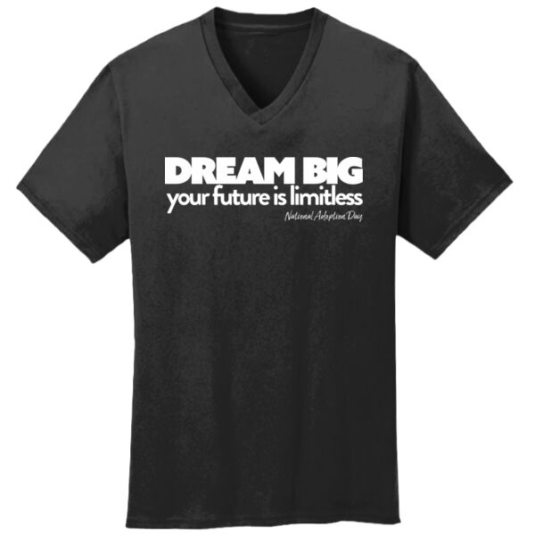    - (dhs) 5.4 oz 100% Cotton V Neck T Shirt Thumbnail